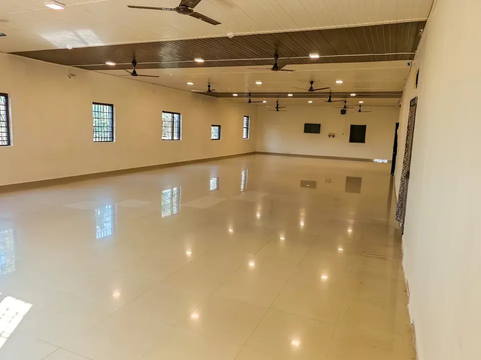 Spacious activity hall at Elite Foundation